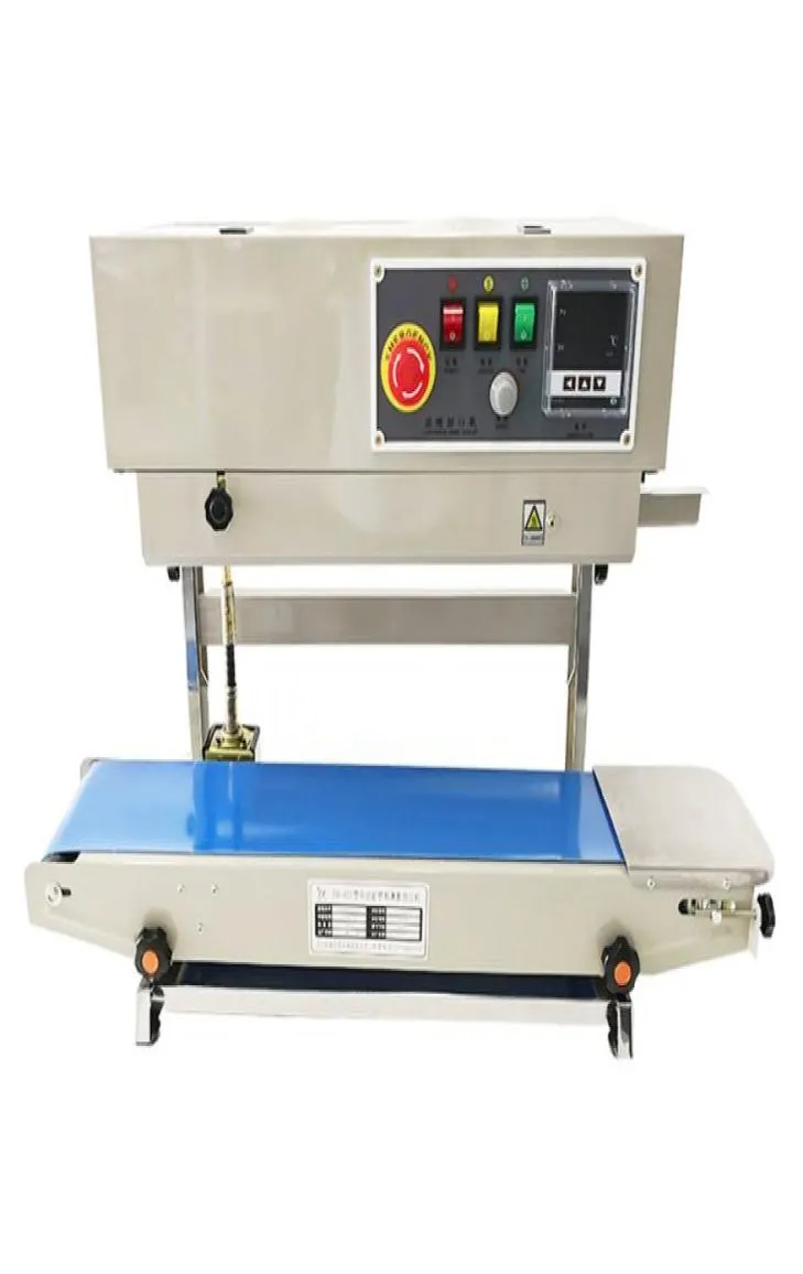 Automatic Vertical Type Stainless Iron Body Sealer Continuous Plastic