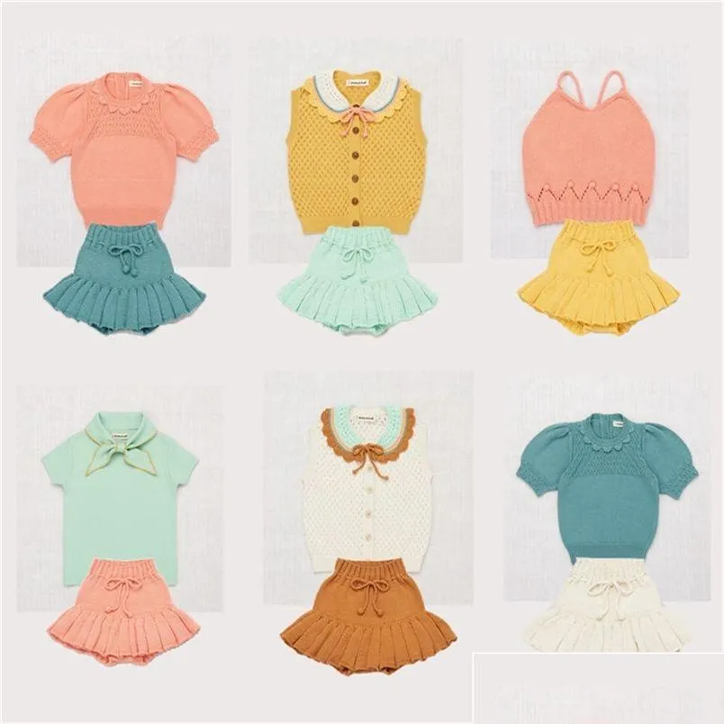 T-shirts Misha Puff Kids Girls Summer Summer T-shirt Brand Toddler Bembelf Tops Child Vintage Trime Tee Shirts Mish et 210619 DROP DHRMA