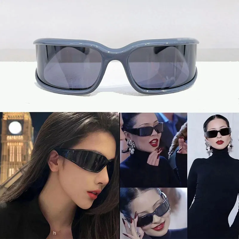 Gafas De Sol Futuristas: Gafas De Moda De Diseñador De Mujeres Con