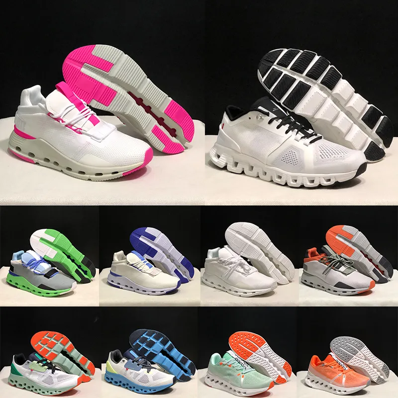 On Cloud Nova Shoe clouds X1 Женская обувь мужская обувь Pearl White Pink Cloudnova Form Designer Runner Trainers Black Surfer Cloudstratus Sneakers
