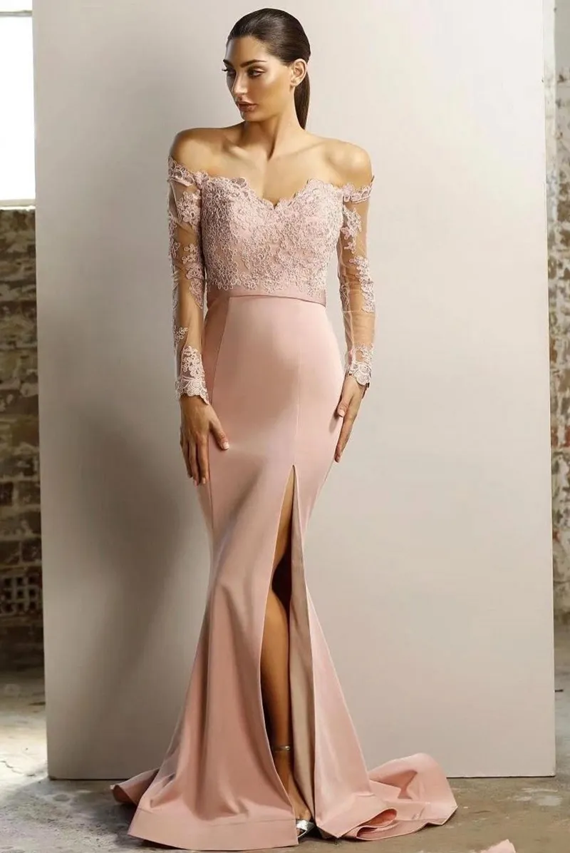 how to style a drop waist dress ZAPAKA Women Sparkly Light Purple Prom Dress with Slit Off The Shoulder  Long Corset Sequin Evening Dress main image 0