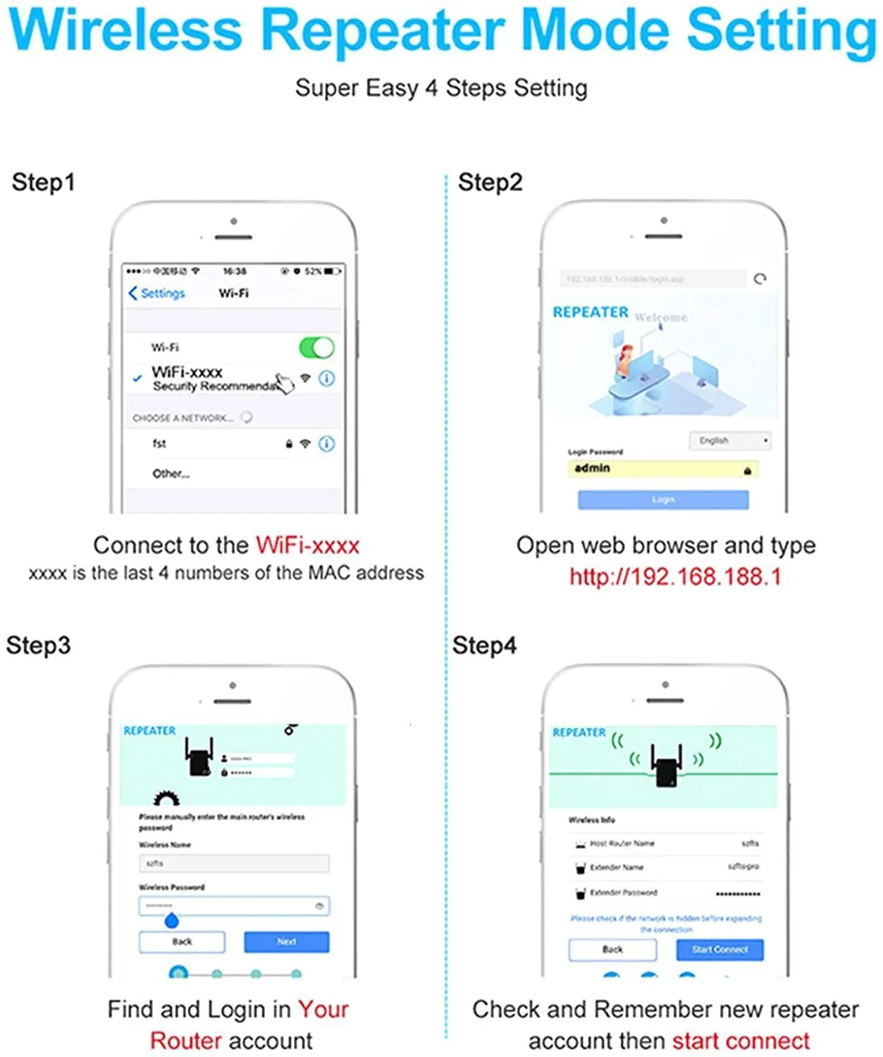 Wireless Wifi Booster And Repeater Amplifier 1200mbps Ap Mode_voghion.com