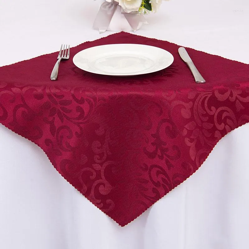 Tabellservettpolyester tvättade El Wedding Cloth Dinner Party Dekorativa servetter Napkins näsduk för restaurangfester