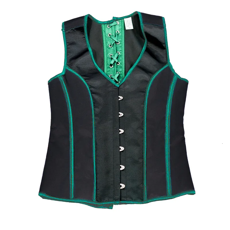 Waist Tummy Shaper Men Shaping Clothes Tightfitting Tops Abdomen Corset Crops Slimming Trainer With Bones Lace Up Buttons Vintage Waistcoat 230812