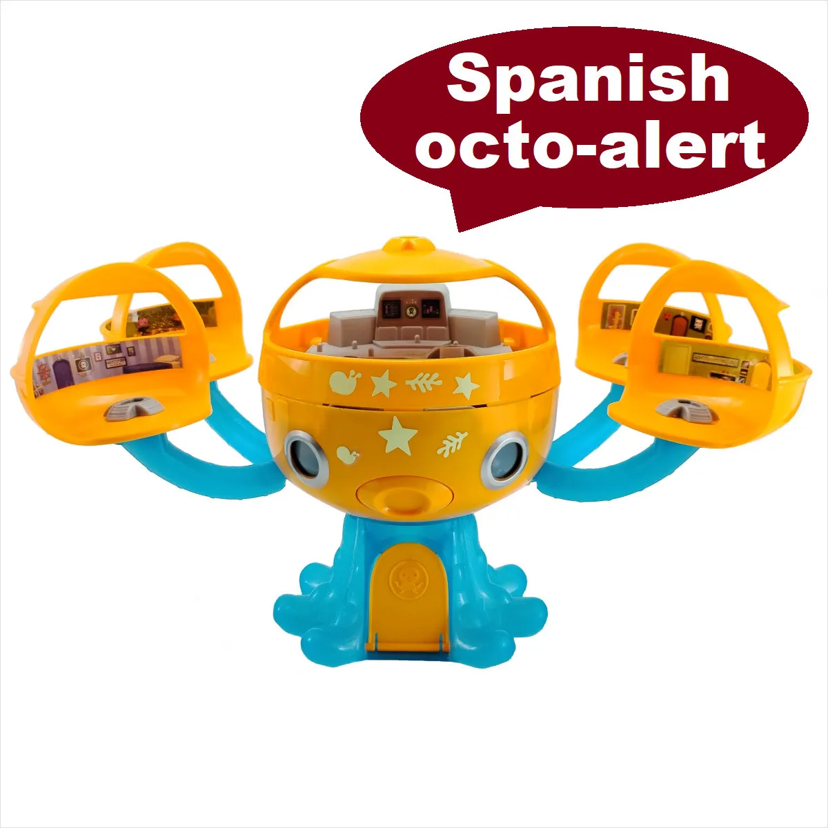 Actie speelgoedcijfers Octonauts Octopod Playset Dollhouse Game Spaans Octoalert Sounds Lights Anime Figuur Doll Kids Toys Gifts For Children 230812