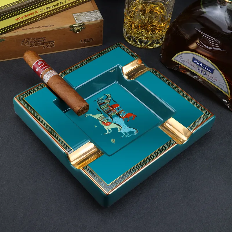 Aschenbecher Zigarren Home Table Decor Klassische Muster Porzellan Drei  Größe Schreibtischzubehör Geschenk Für Freund Groß 230812 Von 29,61 €