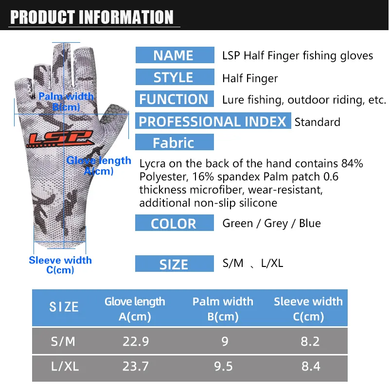 LSP Mens Lightweight Half Finger Fishing Best Ice Fishing Gloves With Sun  Protection, Double Sided Breathable Design, And Anti Slip Grip For Outdoor  Sports And Pesca Fishing 230812 From Mang09, $12.69