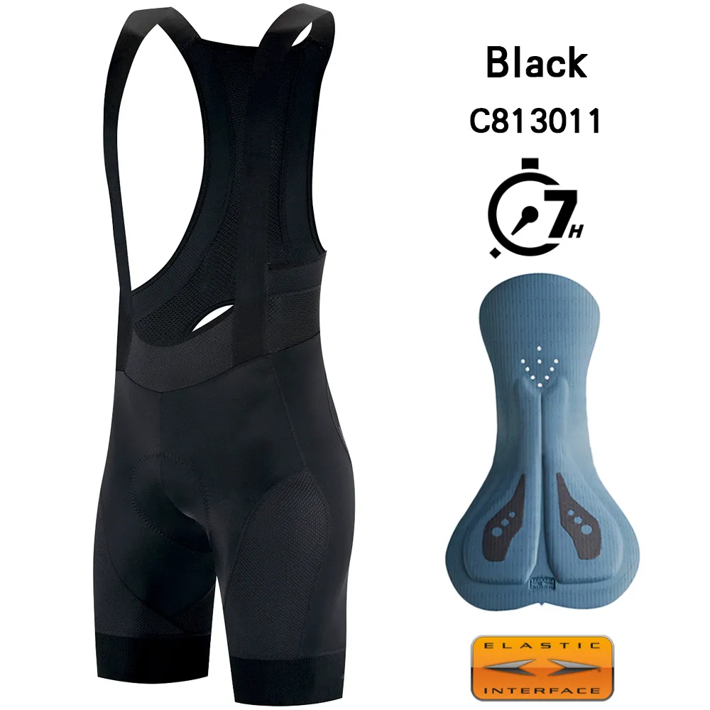 Cyklande haklappshorts Mäns Cycling Bib Shorts Mountain Bike Road Gel Padded Riding Bib Tights Shorts Breattable Quick Dry Anti-Sweat Sports Shorts 230812