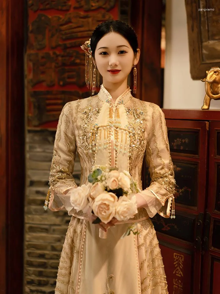 Wedding Dress Oriental Inspired Clothing Chinese Style Bride