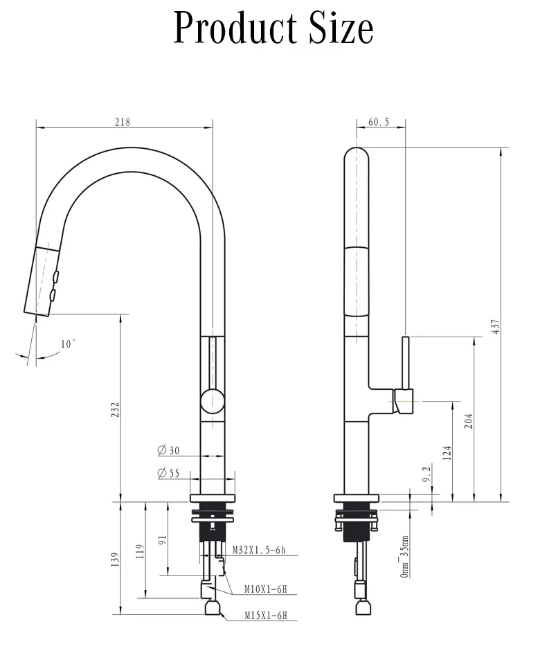 Smart Touch Pull-Out Kitchen Faucet – Hot & Cold Rose Gold And White Sink Mixer Tap With 360° Rotation, Pull-Out Sprayer, Ceramic Valve