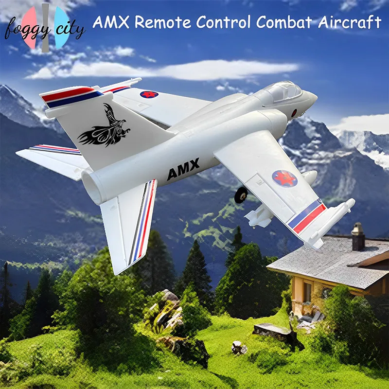 Aircraft électricrc Copac AMX Attaque 64 mm Culvert Remote Toys Modèle JET MODÈLE DE JET FIXE AIGLE CONTRÔLE ÉLECTRIQUE CONTRÔLE 230812