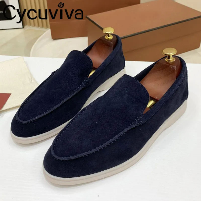 Jurk schoenen hoge kwaliteit kind suede heren loafers schoenen kaki lederen platte casual penny schoenen mannen slip-on luie loafers zomer walk schoenen mannen 230812