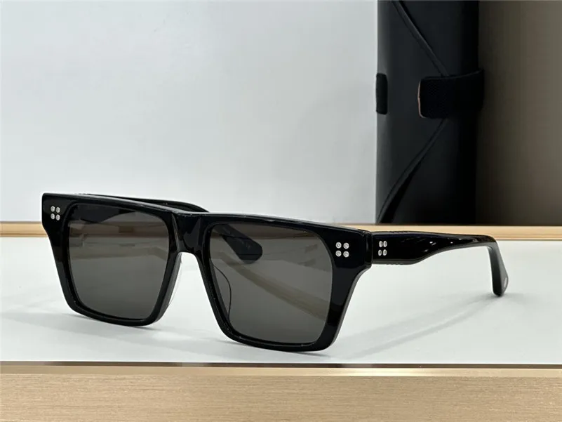 Nuovi occhiali da sole Square di moda Venzyn Acetato Top e Temple Bottom Temple Design semplice e popolare versatile versatile outso di protezione esterno Uv400