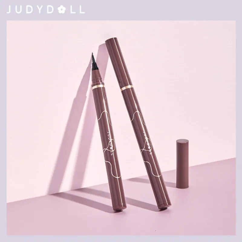 Kombinacja cienia do oczu Judydoll Ultrafine płyn płyn eyeliner Pen Matte leżące jedwabnikowy rzęs ołówek szybko suchy gładki trwałe makijaż cienia 230812