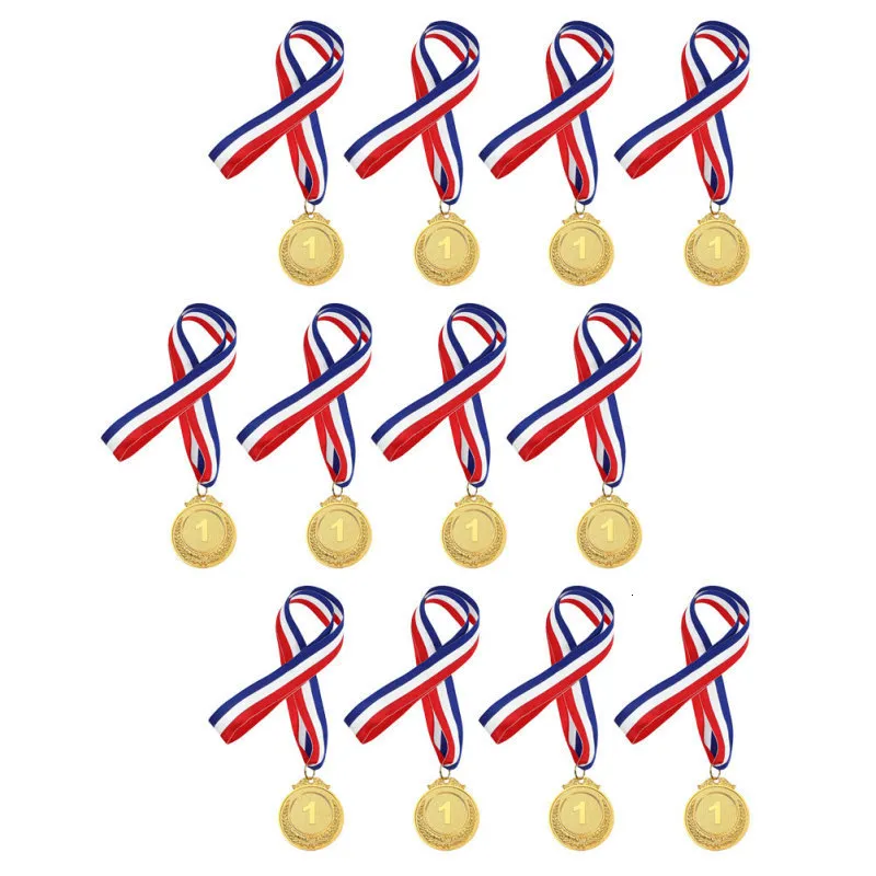 Médaille pour enfants 12pcs avec médailles de longe médailles de sport