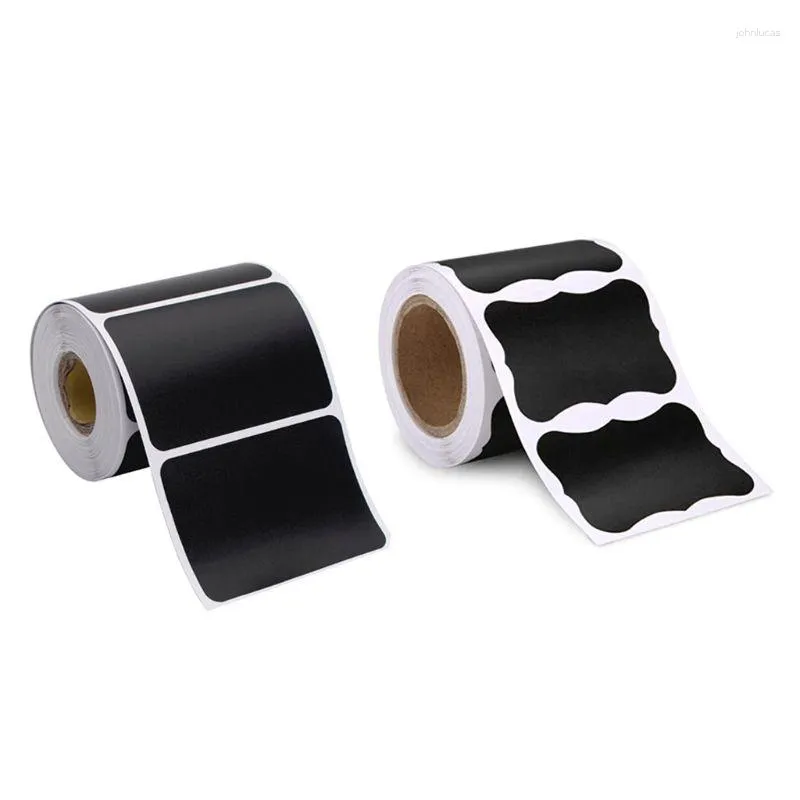 Gift Wrap 150pcs/roll Blank Chalkboard Labels Removable Sticker For Kitchen Canning Jars Packaging
