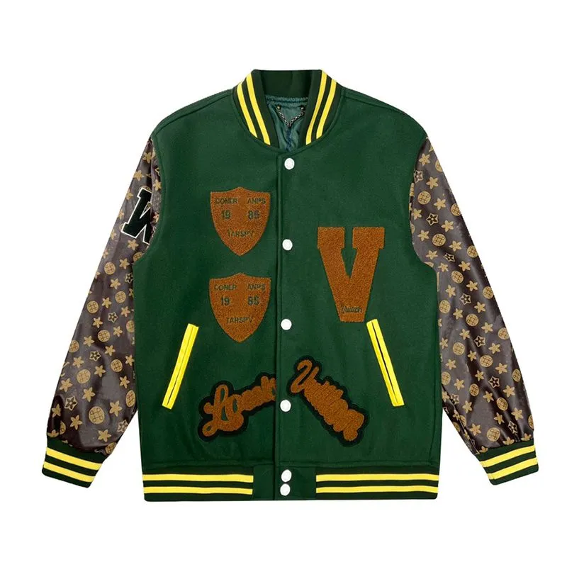 Designer Mens Baseball Varsity Custom Varsity Jackets With