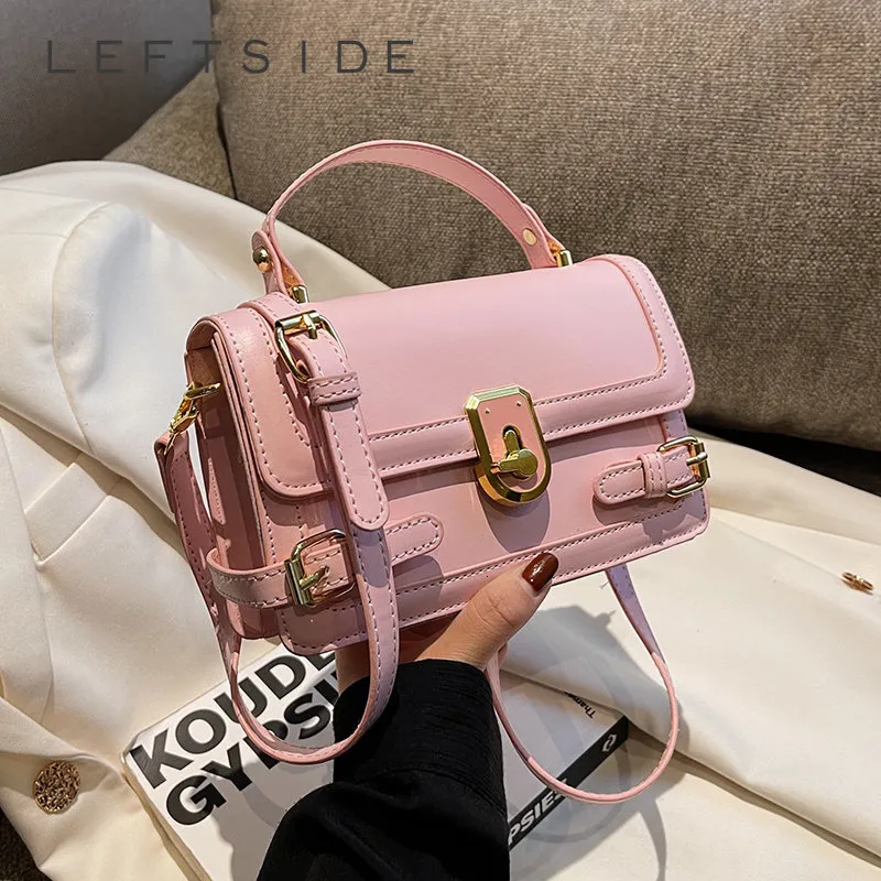 Avondtassen kawaii schattige roze pu lederen crossbody tassen met korte handgrepen voor dames lentemode trend handtassen en portemonnees 230812