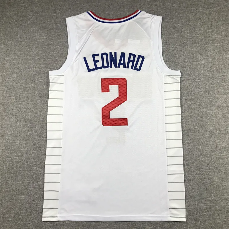 kawhi leonard white clippers jersey