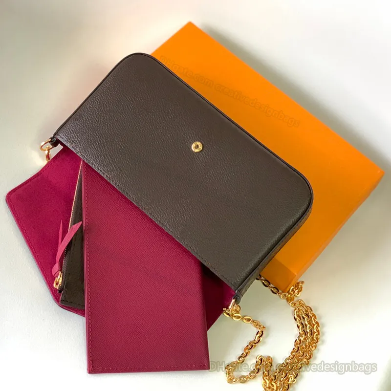 3 In 1 Canvas And Leather Brown Shoulder Bag With Chain, Zipper, Card Holder, And Box Brown Flower Letters, 21cm Long From Creativedesignbags, $171.55 | DHgate.Com 3 In 1 Canvas And Leather Brown Shoulder Bag With Chain, Zipper, Card Holder, And Box Brown Flower Letters, 21cm Long From Creativedesignbags, $171.55 | DHgate.Com