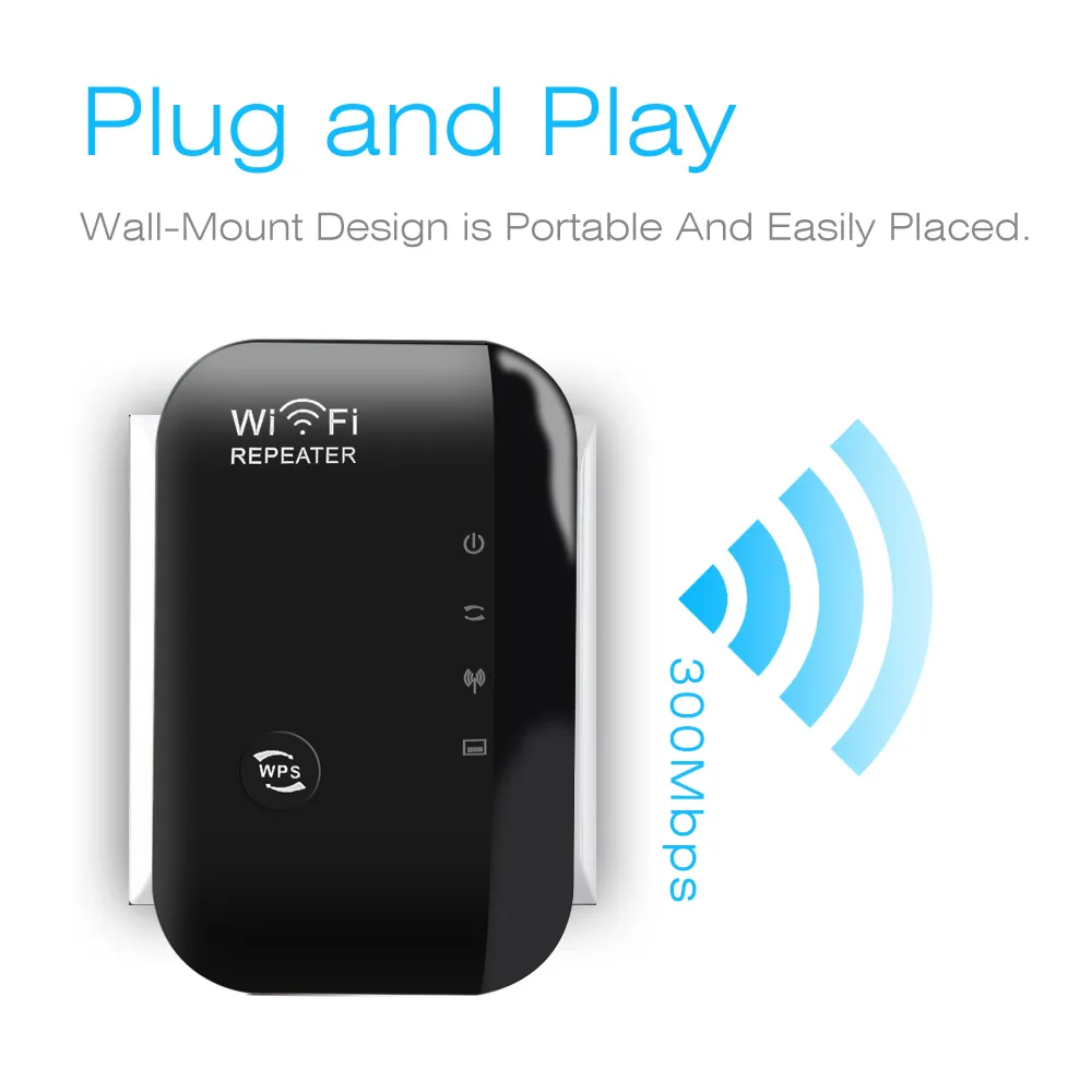 Routers Kebidumei Wps Router 300Mbps Wireless WiFi Repeater WIFI Signal Boosters Network Amplifier Extender Ap 230812_voghion.com