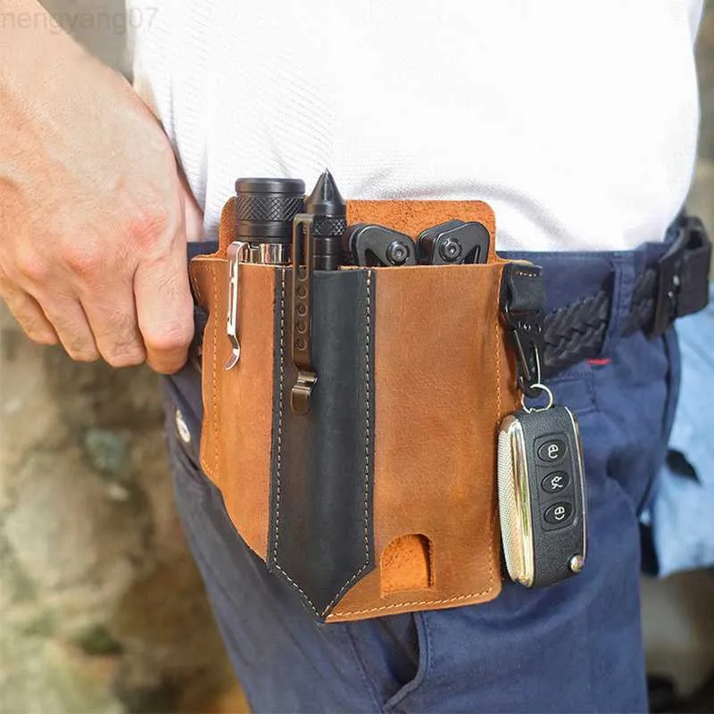 Mens leather waist outlet bag