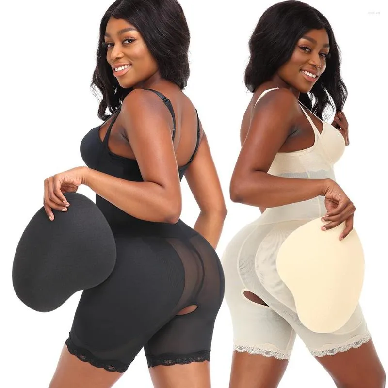 High Waist Plumping Shapewear Bodysuit Shorts With Tummy Control And Open  Crotch For Women Slimming, Seamless, And Breathable From Weilad, $24.71