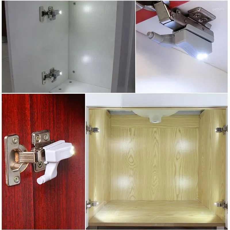 Wall Lamp /set LED Wardrobe Hinge Lights Under Cabinet Universal Cupboard Lamps For Bedroom Kitchen Closet Night