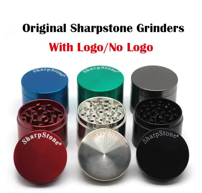 100 Real Sharpstone Grinders Other Smoking Accessories Metal Alloy