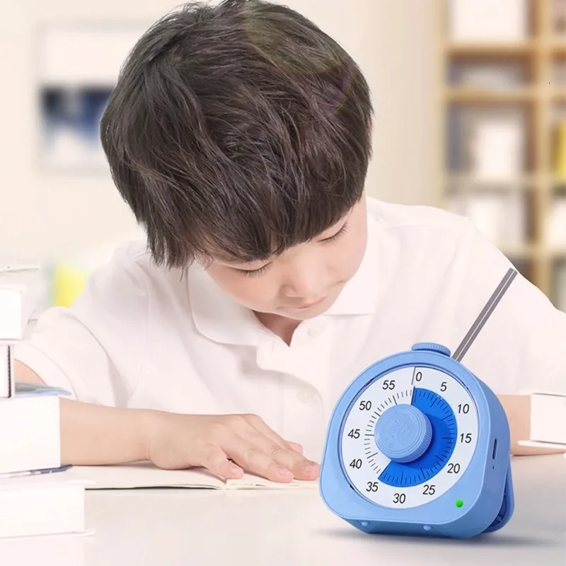 Timeux de la cuisine Timer visuel 60 minutes Timer visuel à rebours adapté aux enfants Adulte Durable Mécanique Temps Management Tool 230812