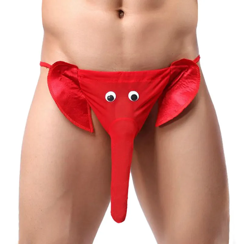 Briefs Panties Sexy Men s G String Stylish Elephant Bulge Pouch Men Thong Elastic Erotic Lingerie Tanga Hombre Gay Underwear 230812