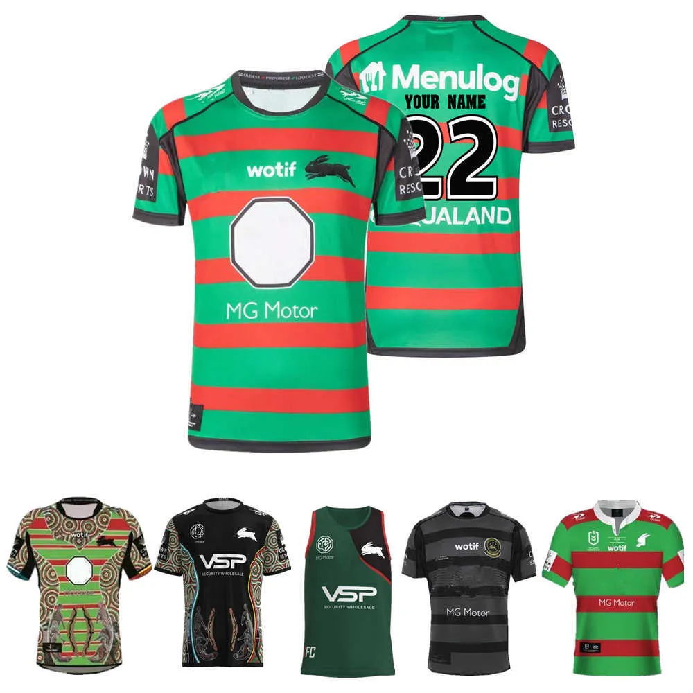 Rabbitohs Rugby Jersey 2023 2025 Home Indigenous ANZAC Rugby Shirt