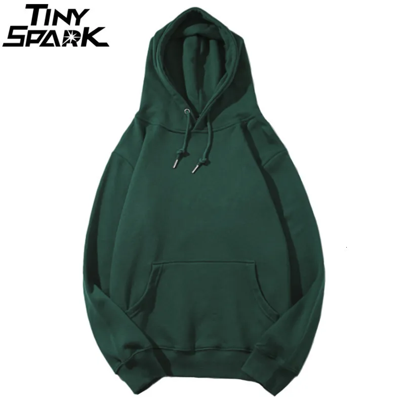 Herren Hoodies Sweatshirts Plain Green Hoodie Sweatshirt Männer Pullover Hoodies Autumn Streetwear Koreanisch Harajuku Kapuze Sweatshirt Casual Black White 230812