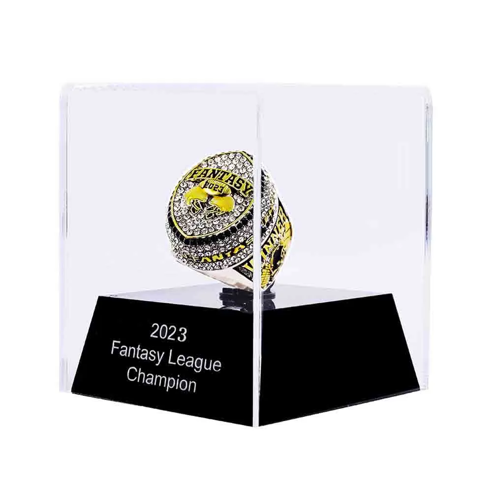 2023 Fantasy Football Champion Ring med stand