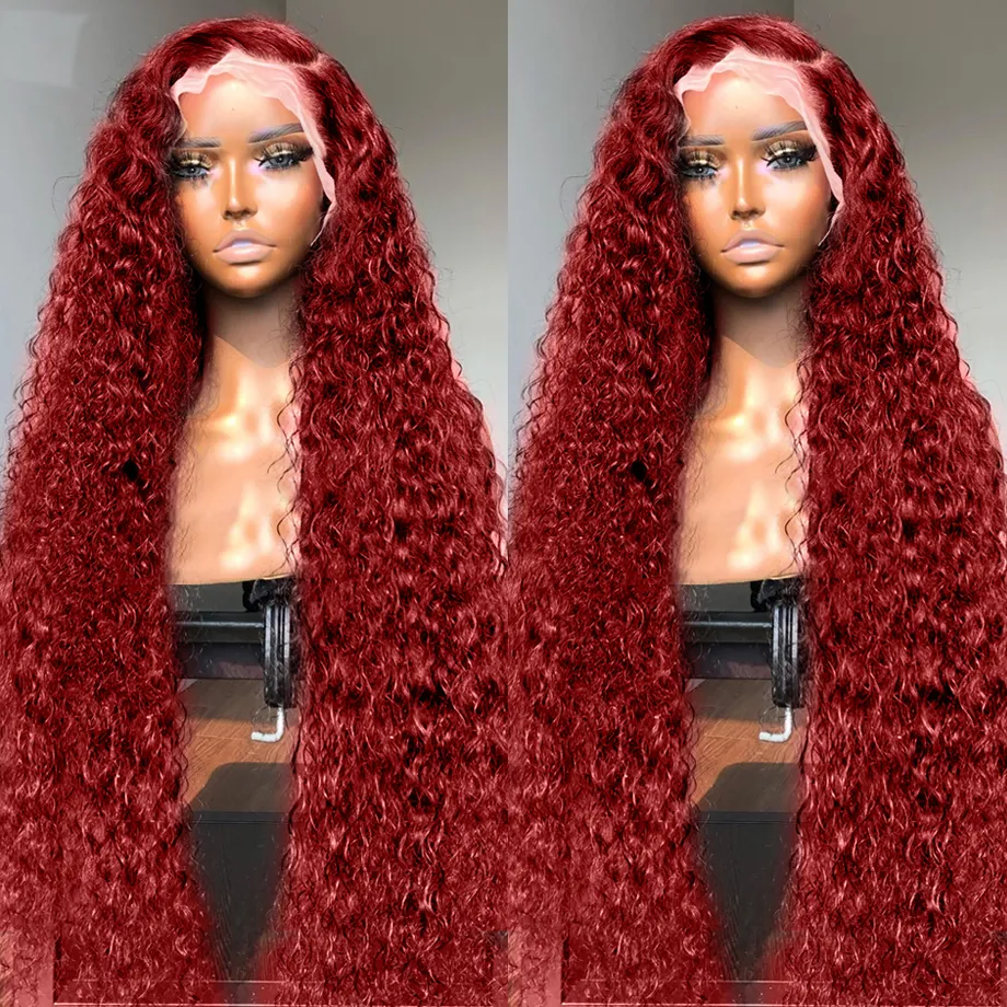 Frontal wig red sales