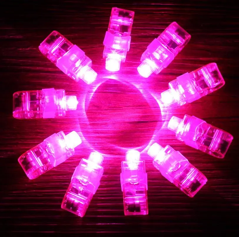 Light Up Finger Lights LED LASHLIGHT RINGS Neon Party Favours Zapasy za wiwatowanie koncertu Rave Halloween pokazuje nowość
