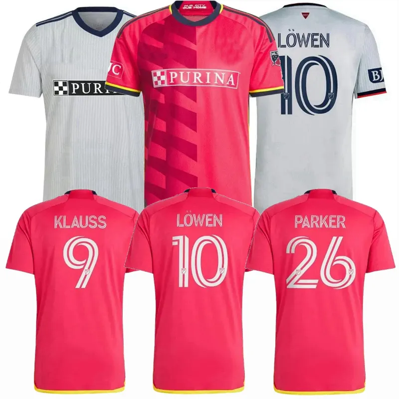 2023 2024 St Louis City SC Soccer Jerseys Lowen Ostrak GIOACCHINI