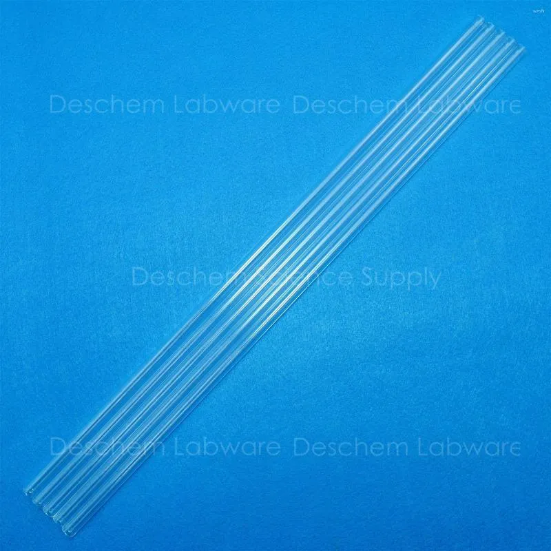 300mm Quartz Glass Tube OD 10mm Thcik 2mm ID 6mm Made By Fused Silica