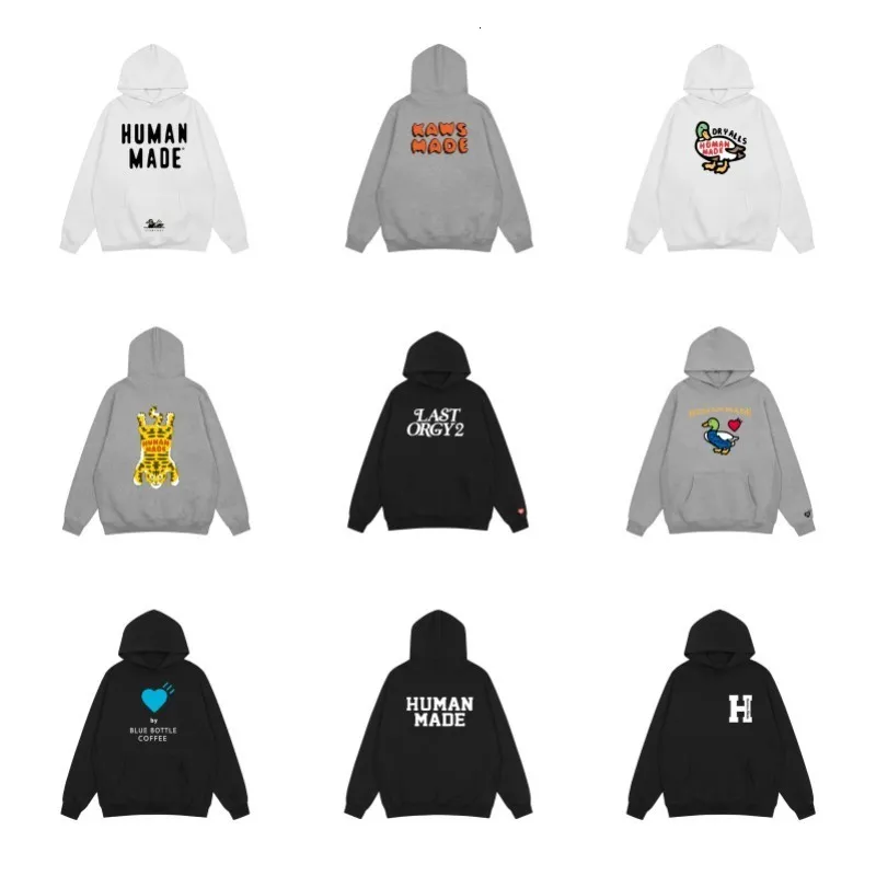 Sweats à capuche masculine Sweatshirts 23SS HOODIE HOODIE HAUTE QUALITÉ 1 1 PRINT CARTOON MODE CONCUSTÉ MENSE HEPT TASS HUMAN MADIE HOODIE 230812