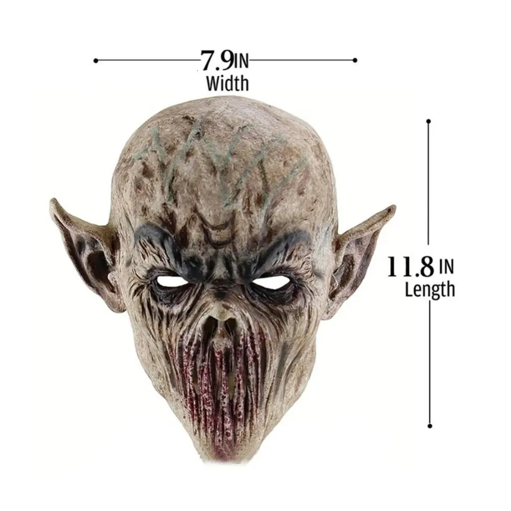Horror Hophen Scary Halloween Mask Latex Gifts For Halloween, Easter ...