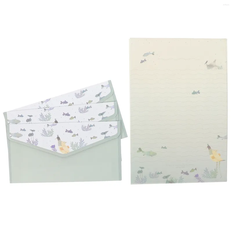 Gift Wrap Writing Paper Letter Kit Envelope Wedding Acceptance Papers Envelopes Packing Retro