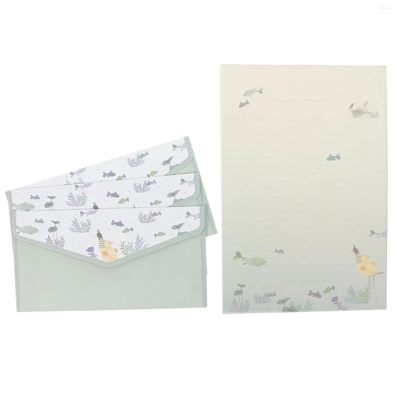 Papaco de papel de papel de escrita de escrita para presentes Envelopes de aceitação de casamento envelopes embalando retrô