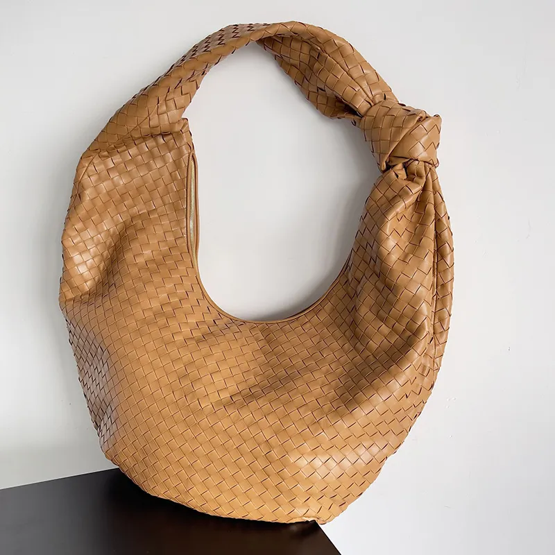 Riesige Shouder -Tasche für Lady Luxus Designer Jodie -Totentaschen echtes Leder mit weicher, abgerundeter Form Big Space Frauen Kleid Handtasche