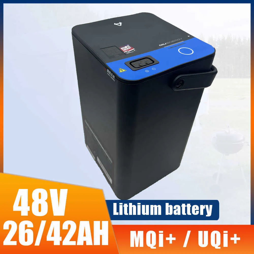 New Original NIU MQi+ And UQi+ 48V 26AH 42AH Electric Motocycle Bike Ebike Scooter Lithium Battery