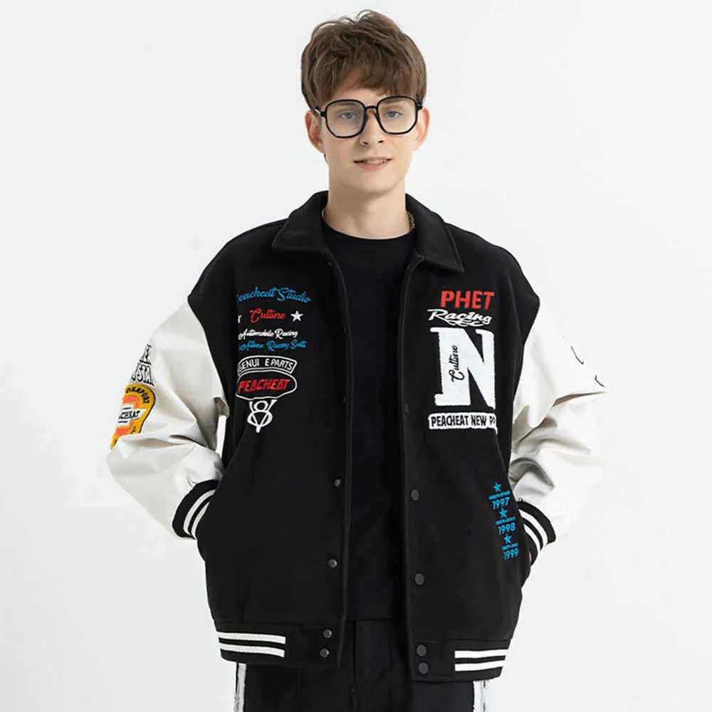 Mercedes benz shop wool bomber jacket