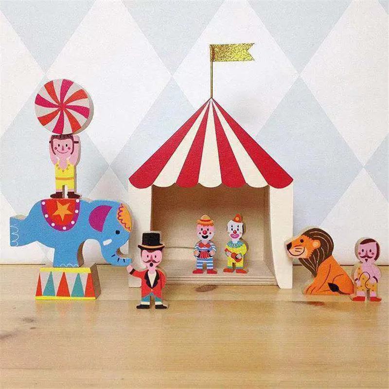 Figurines en bois Cirque Mini Story Janod