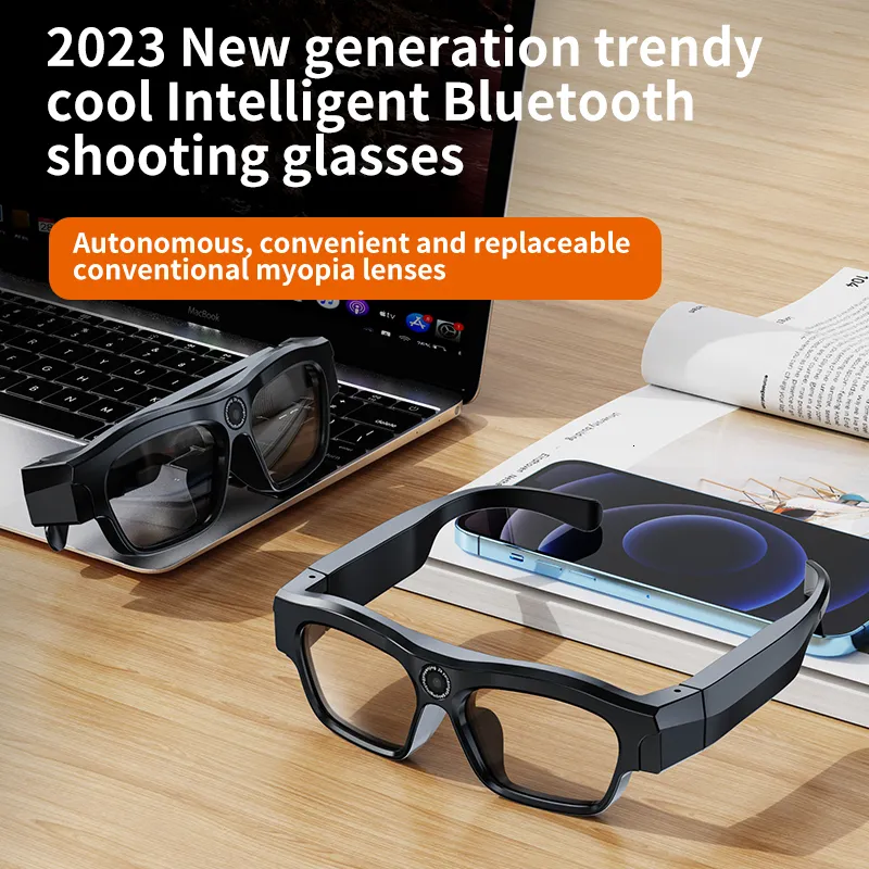Atualize De Óculos Inteligentes Bluetooth Smart Glasses Câmera Câmera  Gravação De Vídeo 4K PO Música Chamando Óculos De Sol Para Esporte E  Negócios 230812 De $375,49 | DHgate