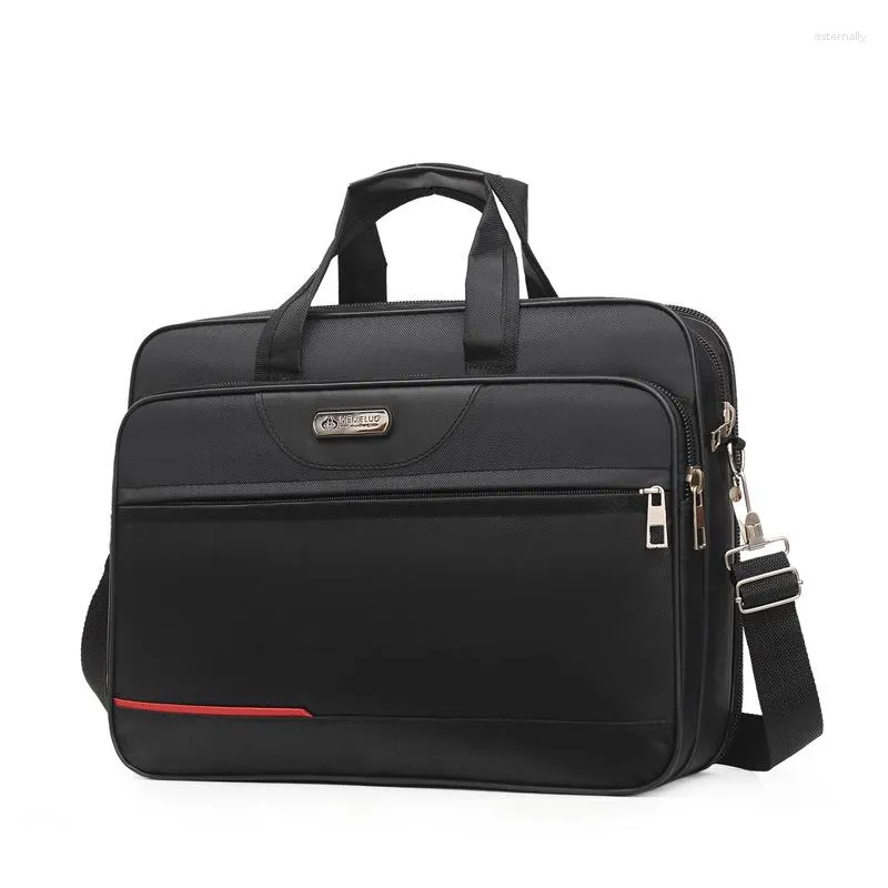 Briefcases Men's Briefcase Weekend Travel Business Document Storage Bag Laptop Protection Handbag Material Organize Pouch Accessories