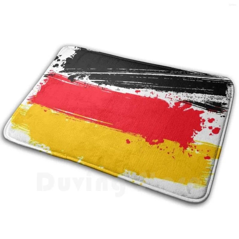 Tapetes de tapete de tapete de tapete da bandeira da Alemanha tapetes anti-deslizamento Bedroom country graphic deutschland nação homens coloridos homens homens