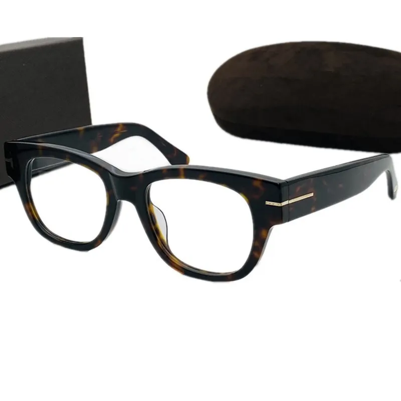 Qualität Unisex Casual Retro-Vintage-Brille Rahmen 52-20-140 Dünne Lichtgrad Black Tortoise Plank Fullrim Optical Eyewear Myopia für verschreibungspflichtige Fullset Design-Hülle